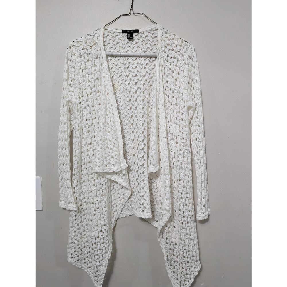 Women's Forever 21 lacey swing cardigan size S